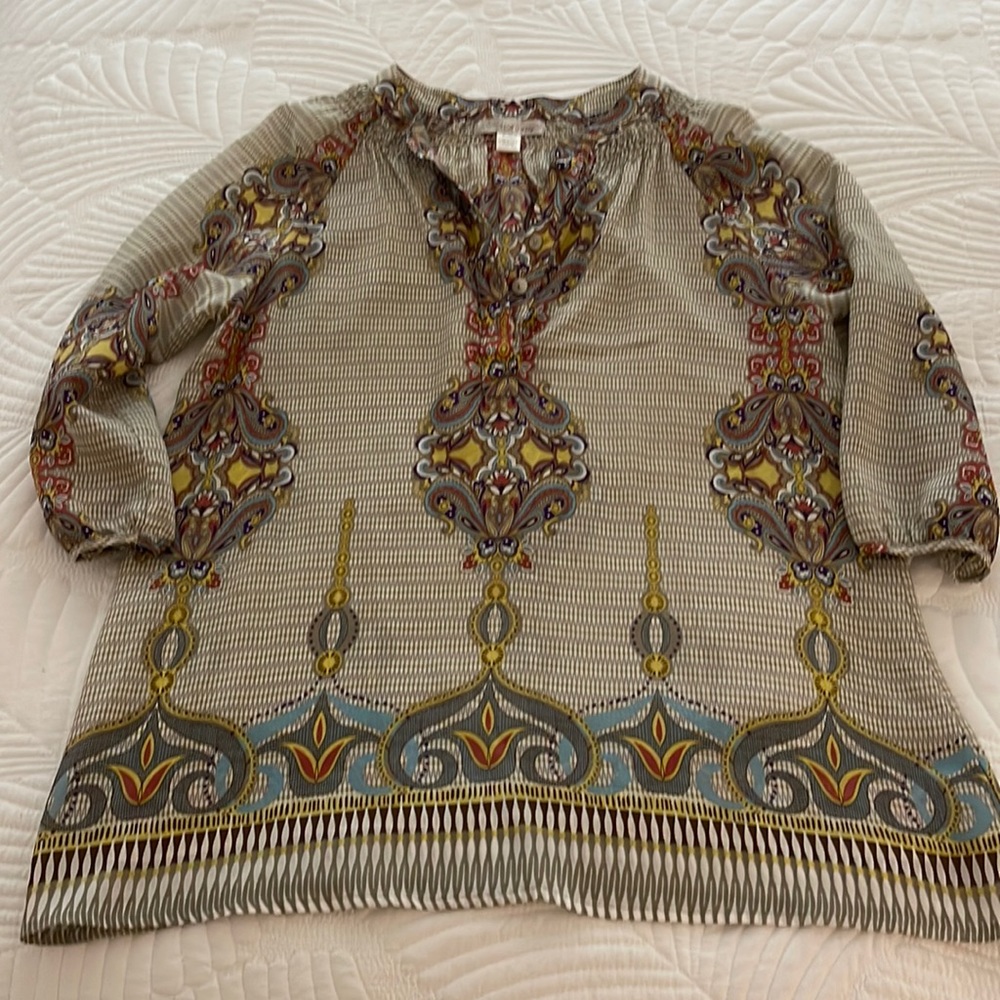 🌟NWOT’s Trinity Silk Blouse. Size medium🌟